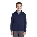 Youth Sport-Tek  Sport-Wick  Fleece Full-Zip Jacket